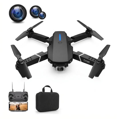 Dron E88 Pro Max Plegable +2 Baterias