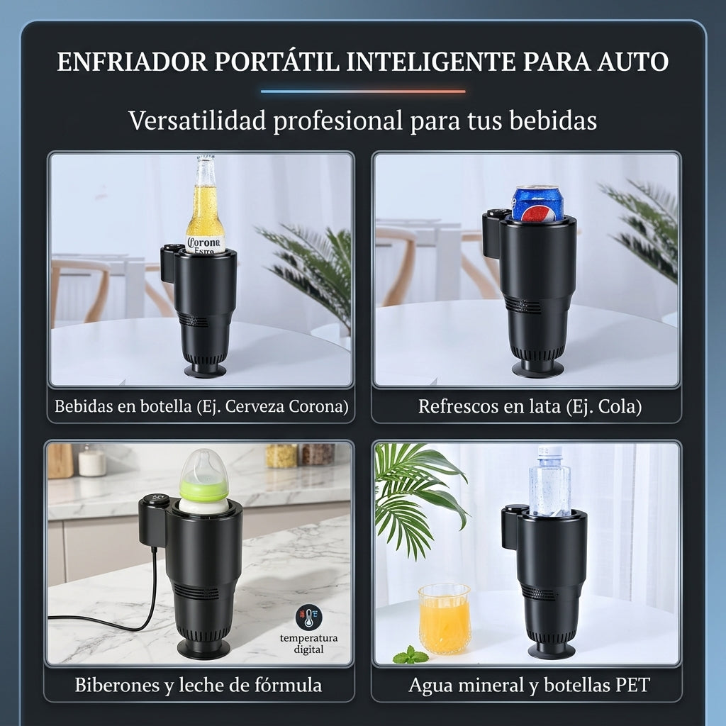 Refrigerador Portátil para Automóvil 2 en 1