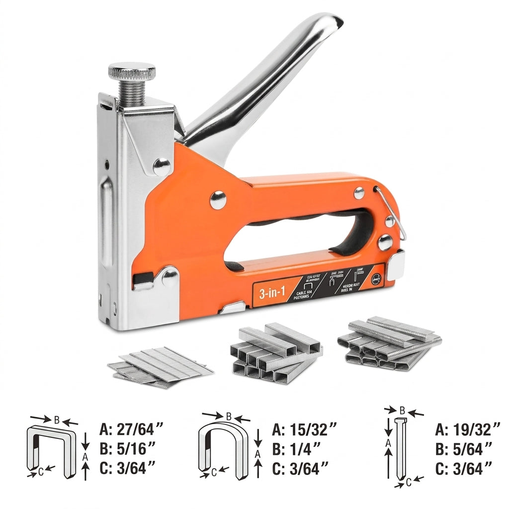 Grapadora Manual 3 En 1 -1000 grapas