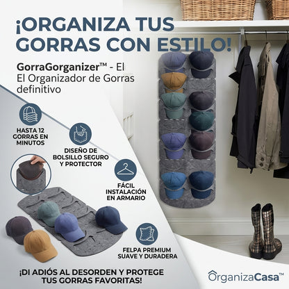 Organizador de Gorras para 14 Unidades
