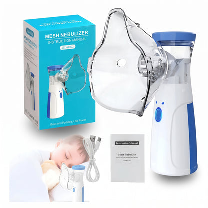 Nebulizador Portátil de Malla con Carga USB