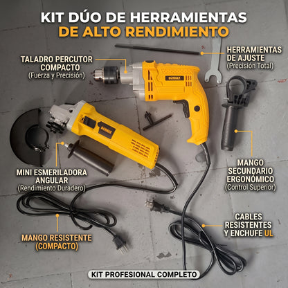 COMBO TALADRO ELECTRICO + PULIDORA 6017 NV DW (i)