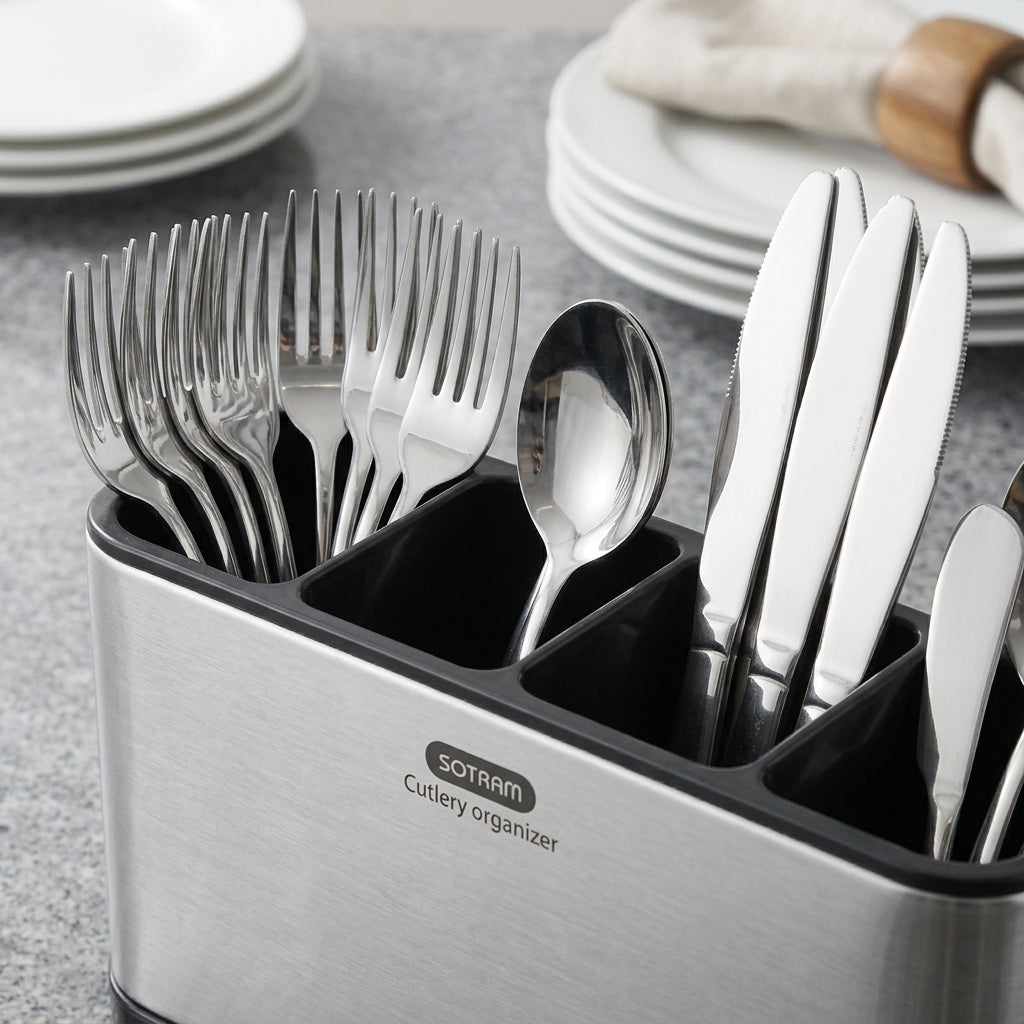 Organizador de Cubiertos SOTRAM – 4 Compartimentos