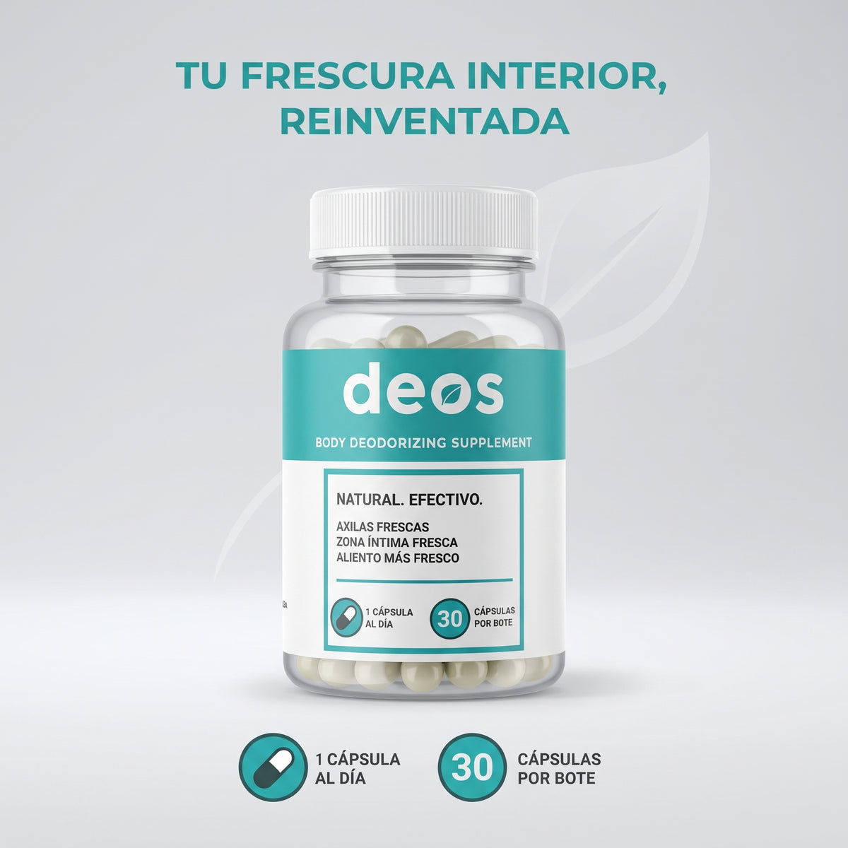 DEOS DESODORIZANTE | 30 CAPS