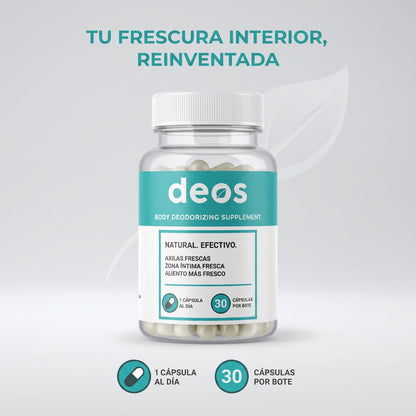 DEOS DESODORIZANTE | 30 CAPS
