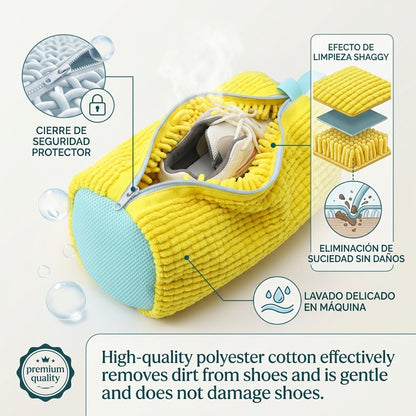 Bolsa Protectora para Lavar Zapatos en Lavadora – Reutilizable