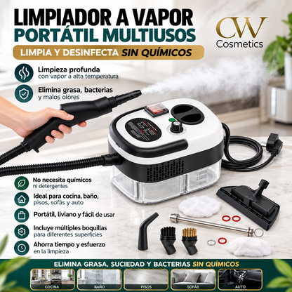 LIMPIADORA A VAPOR BLANCA