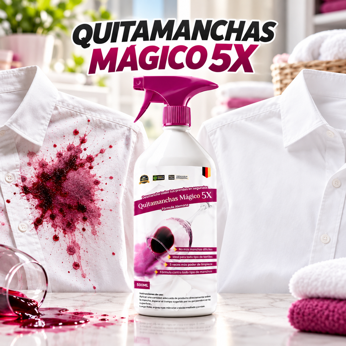 BORRA MANCHAS IMPOSIBLES | TELAS