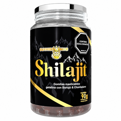 KIT VITAMINAS SHILAJIT ORIGINAL + GOLD CON GOMITAS Y REGALOS