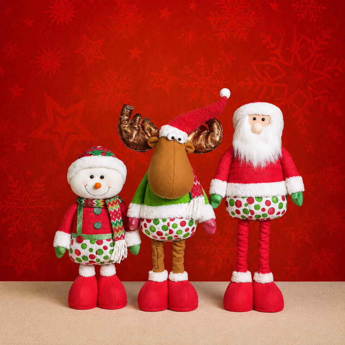 MUÑECO DE NAVIDAD PATAS LARGAS
