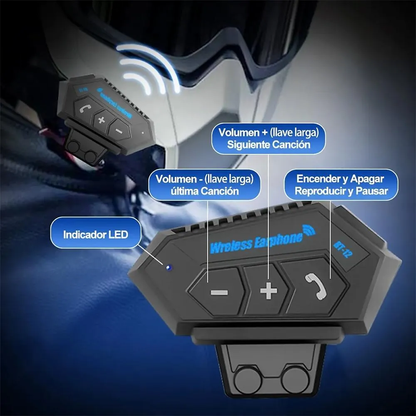 INTERCOMUNICADOR PARA CASCO BT12
