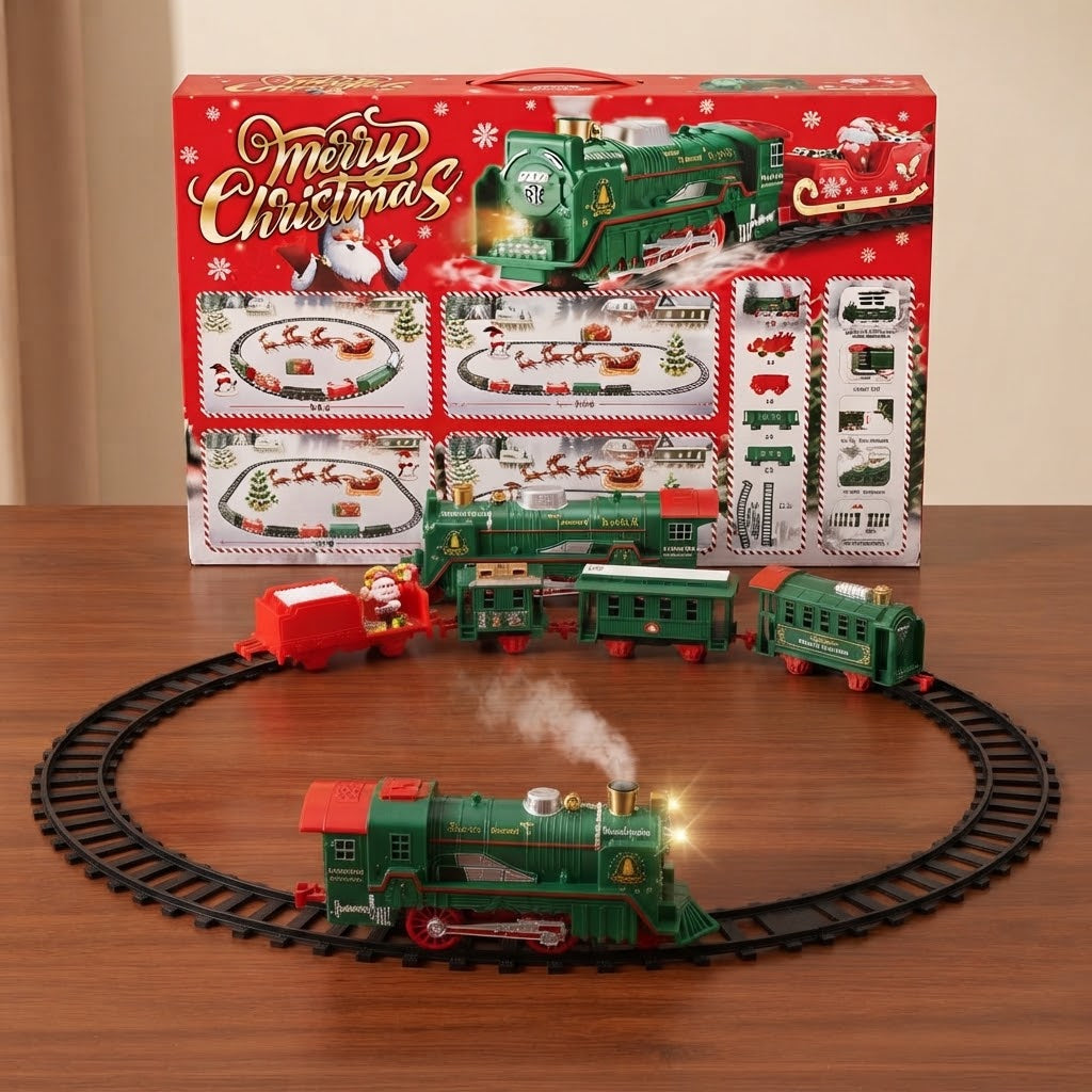 TREN NAVIDEÑO CON HUMO, LUCES, SONIDO