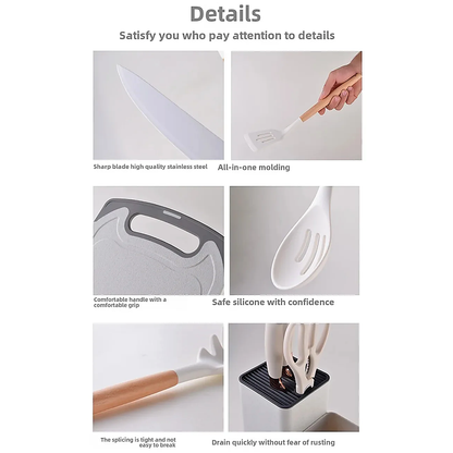 SET DE UTENSILIOS DE COCINA 19 PZ GRANDE